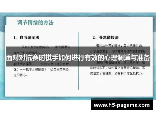 面对对抗赛时棋手如何进行有效的心理调适与准备
